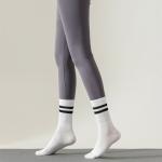 Tất Yoga Nữ 2 Sọc Nhiều Màu Thể Thao Unisex Cổ Cao LT004